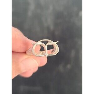 REFORM 925 Sterling Silver Owl Ring, Size US 9 Vintage